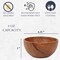 Set of 6 small acacia wood dessert bowls 4.2 * 2 inches | 8 oz capacity | Charcuterie accessories | use for dipping, condiments, nuts, ice cream, snacks, sauce, dips